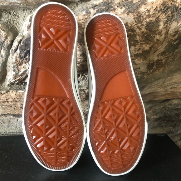 New White Low Top Platform Sneakers – Women’s Size 7 - Picture 3 of 5